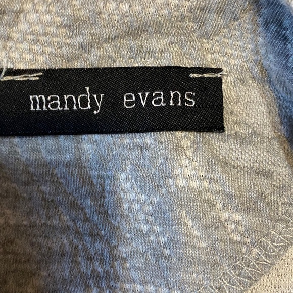 Mandy Evans 🇨🇦 made retro patterned sleeveless mock neck retro style top. Sz M - Picture 15 of 16
